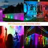 Светодиодный RGB прожектор 20 Вт 30 Вт 50 Вт 100 Вт 150 Вт 200 Вт IP66 Наружный прожектор AC220V Рефлектор Проектор Лампа с цветным пультом дистанционного управления