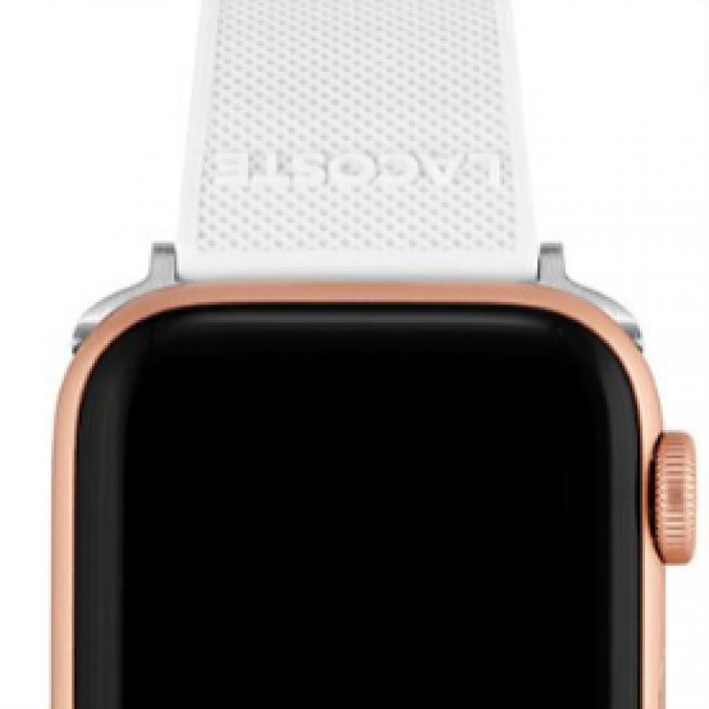 Lacoste Ремешок для Apple Watch Band 9 8 7 6 Se2 Силиконовый Пастельный Цвет Повседневный Универмаг Как Доступно