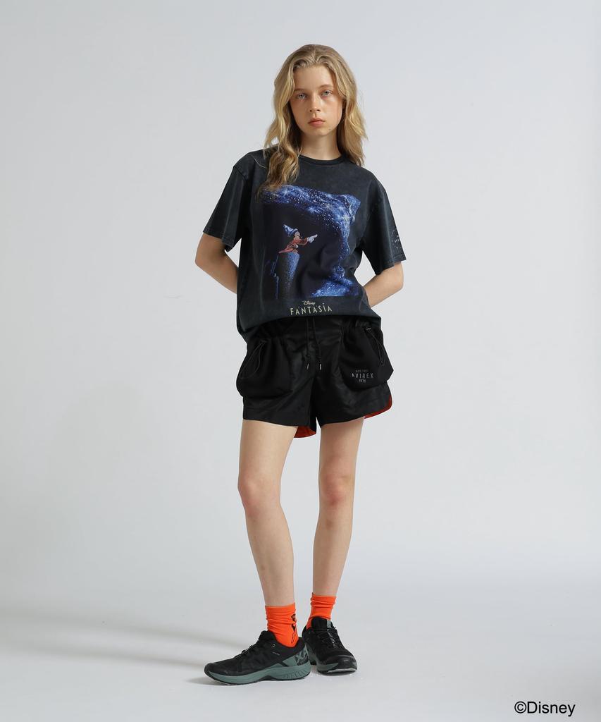 AVIREX Коллекция FANTASIA MICKEY MOUSE FILM MAGIC WOMAN F 410 Серая ФУТБОЛКА Женская 783-5235612