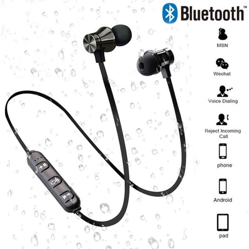 Magnetic Wireless Bluetooth Earphone Xt11 Music Phone Sport Earbuds With Mic