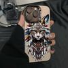 Племенной кот подходит для чехла на мобильный телефон Apple 16Promax iPhone15Pro этнический стиль 17Pro индивидуальность 14 новый