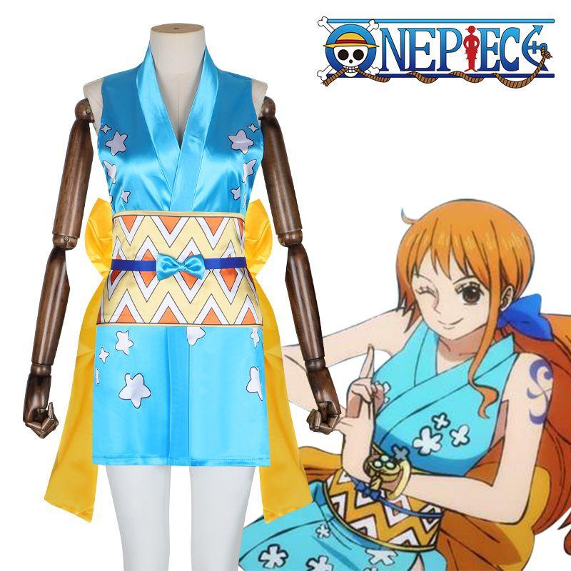 Оригинальный костюм Нами из One Piece Точный дизайн Костюм на Хэллоуин для женщин