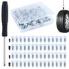Tire Repair Rubber Nails, 2 Sizes, 60 Pieces, Tire Repair Rubber Nails, Rubber