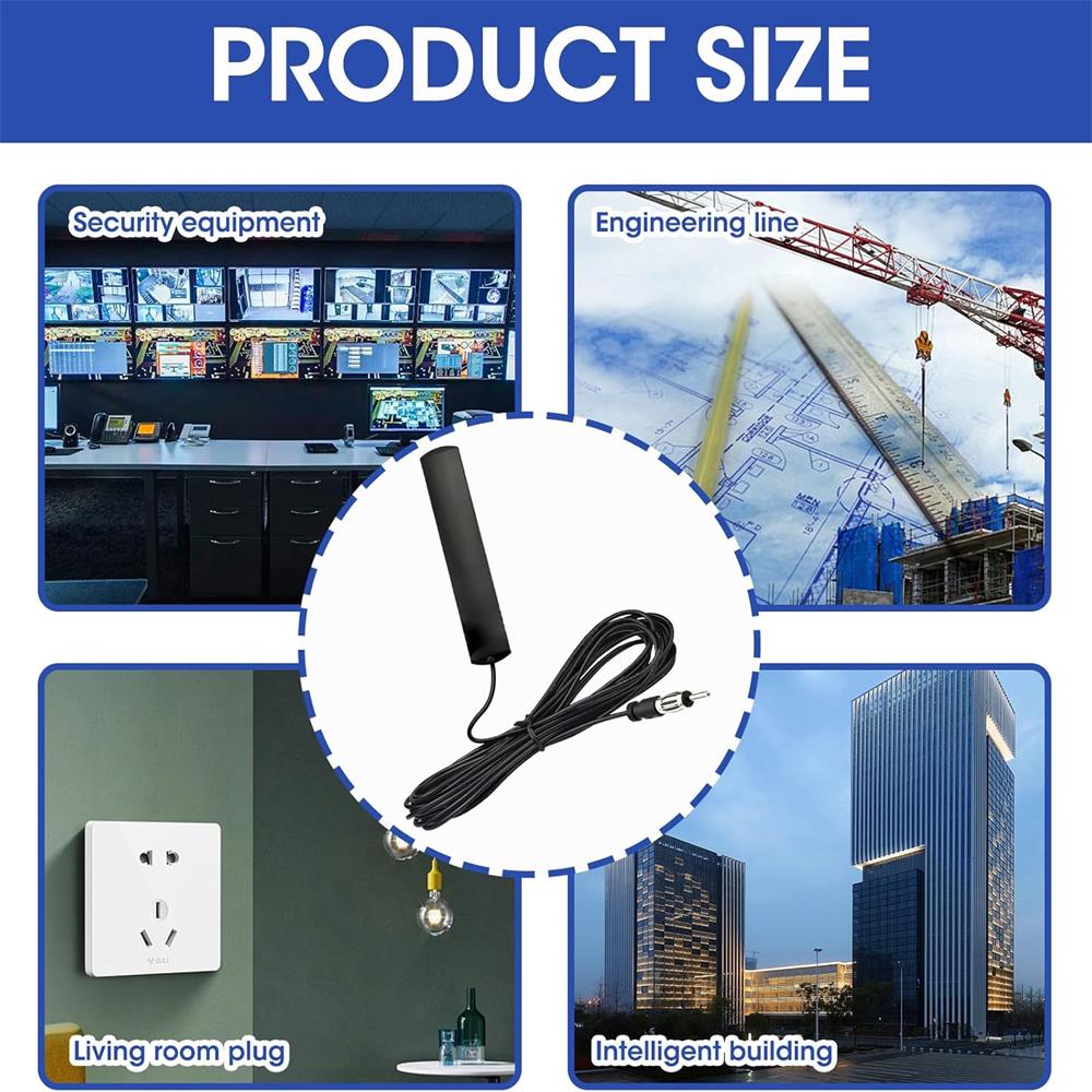 1 шт. Автомобильная антенна, автомобильное крепление на клейкой основе, скрытая антенна, автомобильная стерео FM AM радиоантенна для, 3 метра