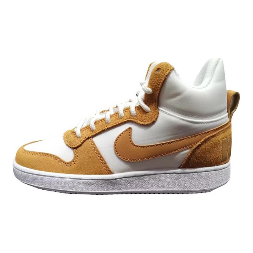 Nike Court Borough Mid Premium White Flax женские кроссовки коричневые HV1802-121