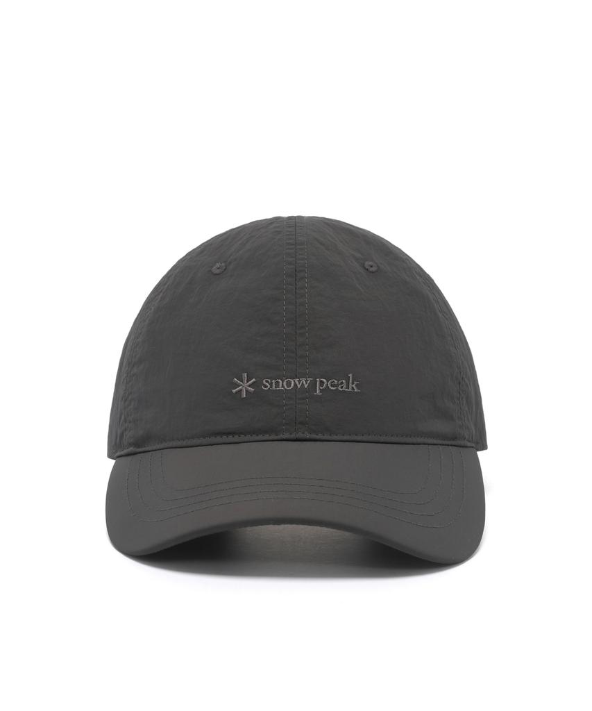 Кепка-бейсболка SNOWPEAK APPAREL из эко-таслана (S26Zufbc70) Древесный уголь