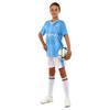 Kid's soccer football uniform jersey and shorts  Manchester City CO-7184