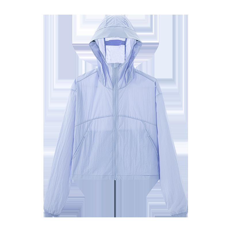Summer outdoor short sunscreen clothing women's vinyl brim sunscreen clothing sunscreen clothing sunshade UV protection breathable jacket UPF10 +