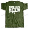 Black Rifles Matter Черная футболка Ar-15 Ak47 2-я поправка За оружие Футболка с пистолетами Мужская Новые футболки с принтом Крутая футболка