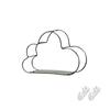 Cloud Shape Wall Shelf Rack Storage Organizer Hanging Decorative Home Decorations