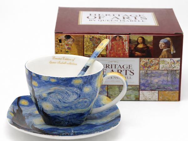 Queen Isabell Van Gogh Starry Night Porcelain Cup 250