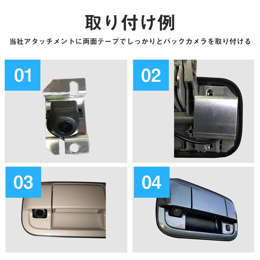 Совместимость с OTORAM / Совместимость с Suzuki, Nissan, Mazda, Mitsubishi OEM / Универсальный кронштейн для внешней камеры заднего вида, например Hust