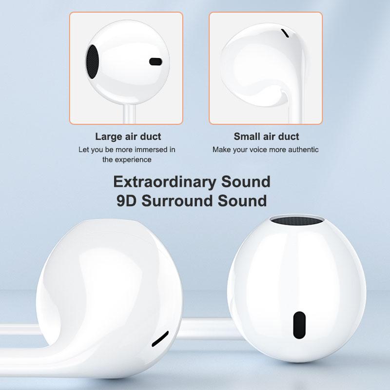 Hi-Fi Type-C с ЦАП Микрофон Наушники для iPhone 15 16 pro max Samsung Galaxy S24 Проводные наушники