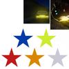 6 шт. пятиконечная звезда наклейка на автомобиль отражающая свет паста наклейка на велосипед пленка мотоцикл ночь Warni I4D5
