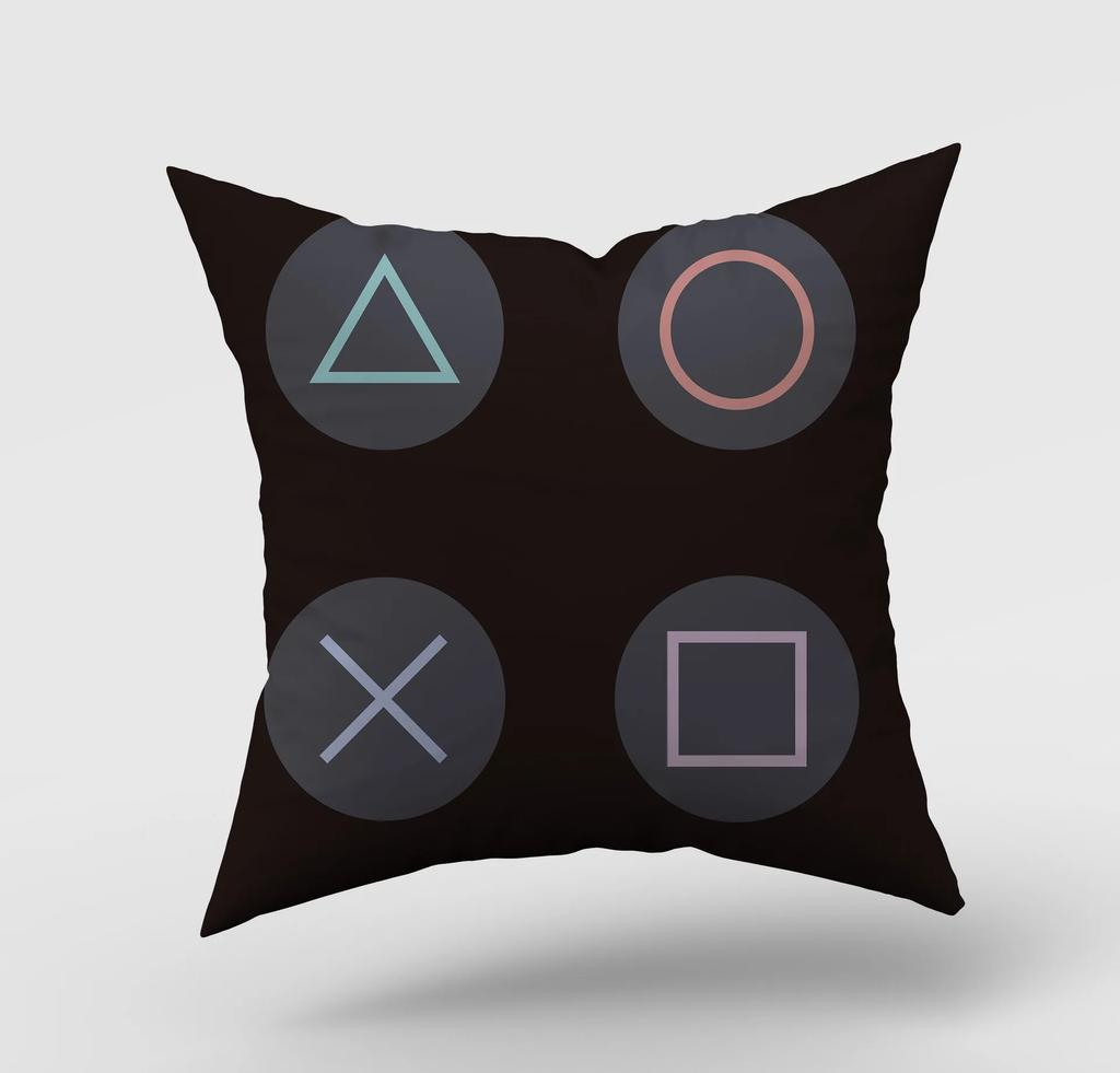Home Decor Cushion Covers Video Game Vintage Pillow Sofa Bed Seat Gaming Fan Cushions