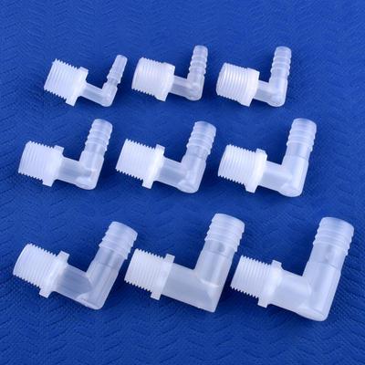 10 шт. PP Pagoda угловой соединитель G1/8 1/4" 3/8" 1/2" 3/4" наружная резьба до 2,8~19,5 мм адаптер для аквариума воздушный насос шланговое соединение садовый водопровод соединение