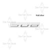 Metal For New Peugeot 308 208 508 Logo Badge 3D Stickers Fender Emblem Decal Auto Accessories Letter Decoration Car Styling
