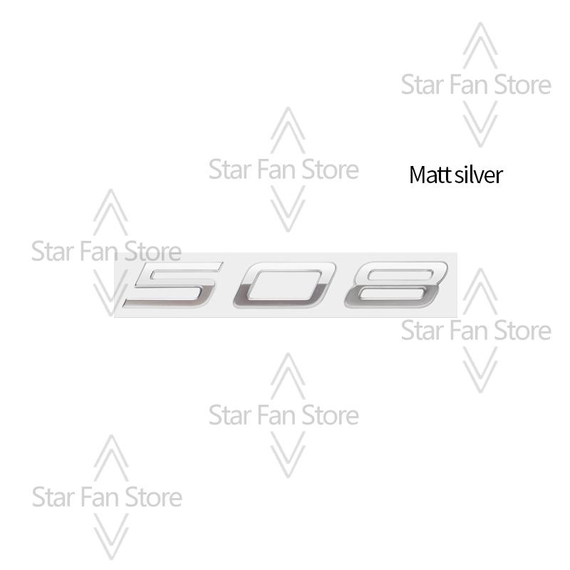 Metal For New Peugeot 308 208 508 Logo Badge 3D Stickers Fender Emblem Decal Auto Accessories Letter Decoration Car Styling