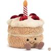 Плюшевый торт на день рождения Jellycat Amuseable, 6 дюймов, десертная игрушка, подарок
