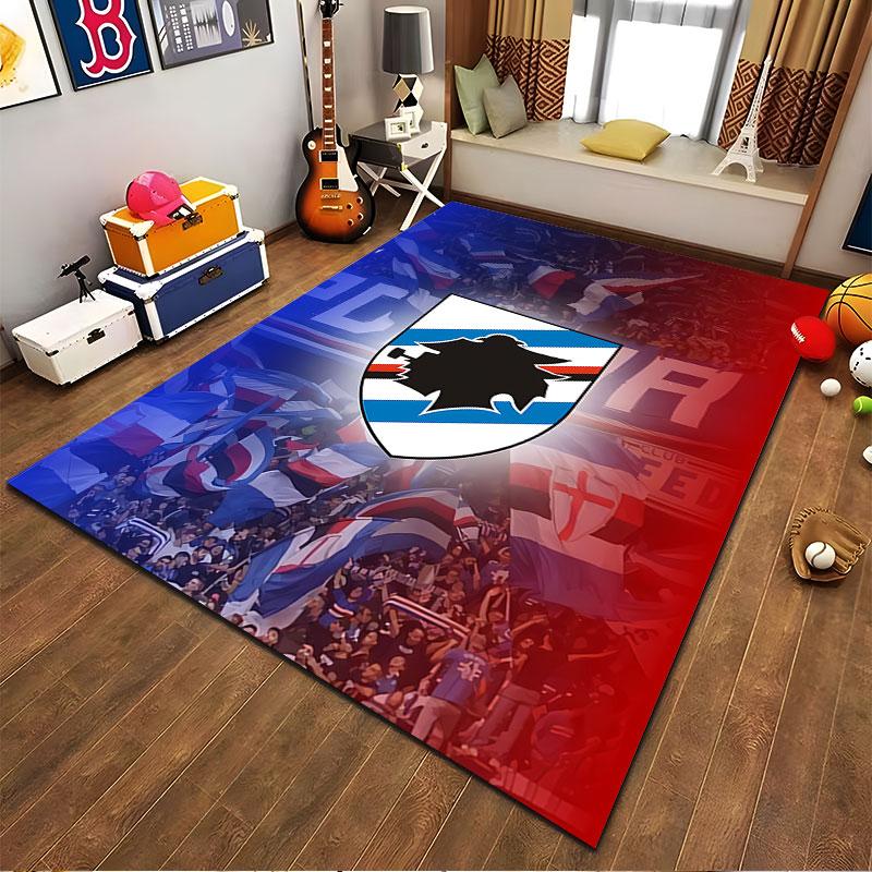 Sampdoria Logo Fans Carpet suitable as a non-slip mat for the living room or bedroom sofa