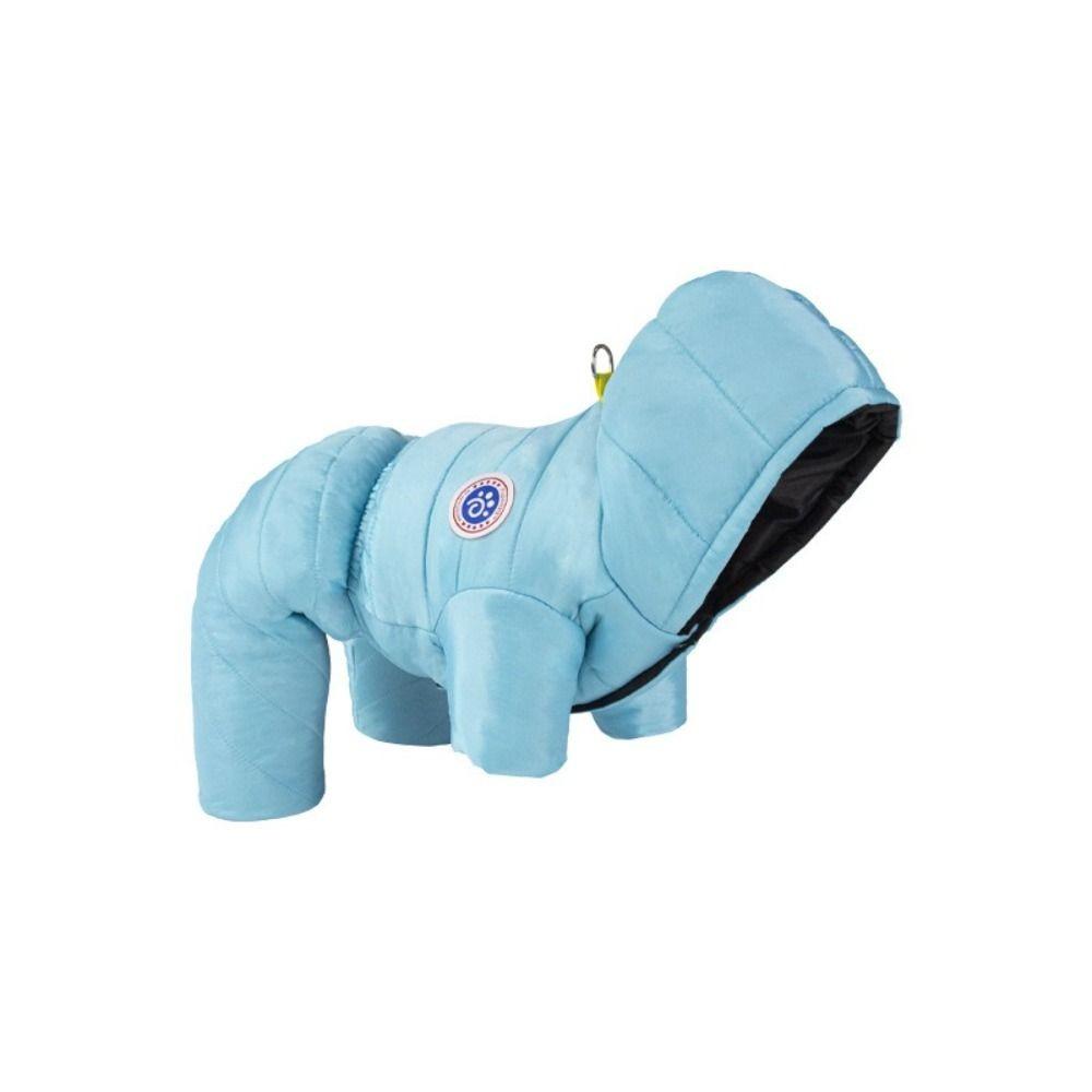 Warm Dog Down Jacket Windproof Winter Dog Coat Dog Jumpsuit Puppy Hoodies Coat Daily Walk
