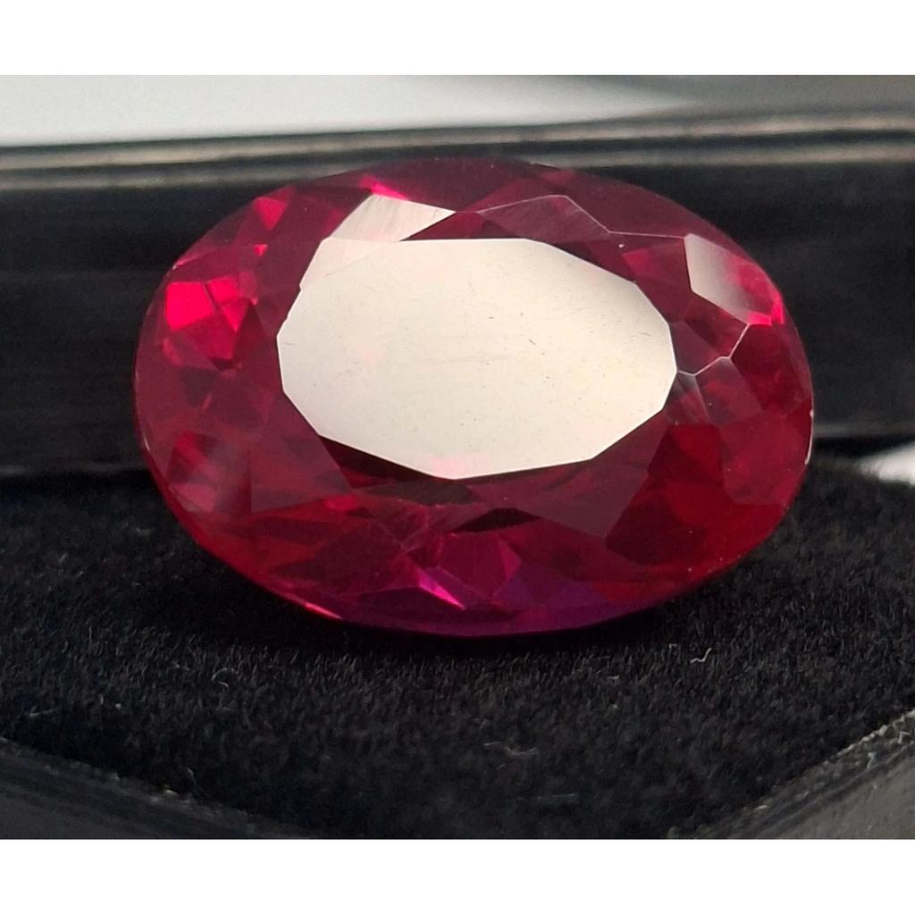 Natural Dark Pink Sapphire 12-14 Ct Oval Certified Beautiful Loose Gemstone