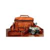 All Camera Goat Brown Leather DSLR SLR Messenger Classic Bag Padded Satchel Bag