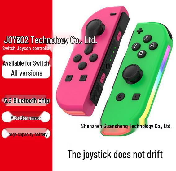 Беспроводной Bluetooth-геймпад для Nintendo Switch Joy-Con с RGB-подсветкой, пара