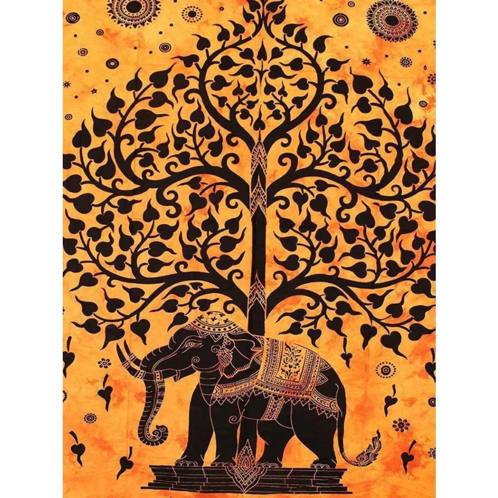 Алмазная картина Милая девушка Круглая алмазная живопись Ручная работа Феникс Животное Искусство Картина маслом Diy Алмазная мозаика Картина Украшение дома Рождественский подарок