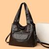 Large-capacity Soft Leather Handbag Fashionable Ladies' Casual Single-shoulder Bag Tote Bag