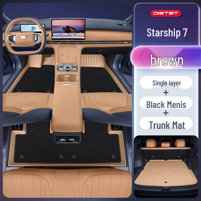 Коврики для ног Galaxy Starship 7 TPE2025 для автомобиля Geely Galaxy EM-i, Аксессуары для интерьера