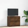 VidaXL TV Cabinet Brown Oak 60x35x54 Cm Engineered Wood, TV Stand, Hi-fi Cabinet, Entertainment Center, TV Sideboard, 861784