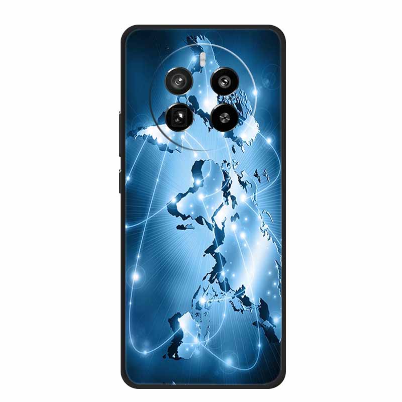 Чехол для Realme 12 Pro Realme12 Pro Plus 6.7" Черный Силиконовый Мягкий Чехол для Телефона Для Realme 12 Pro Задняя Крышка Чехол 12Pro Coque Оболочка