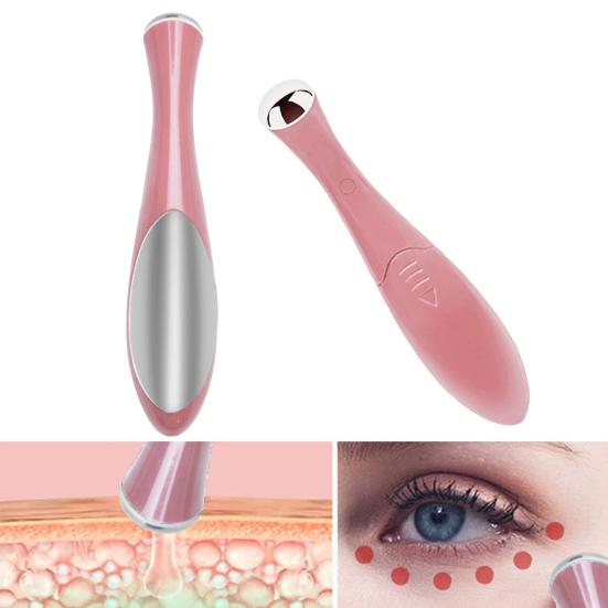 Электрический вибрационный массажер для удаления морщин под глазами и темных кругов, косметический инструмент