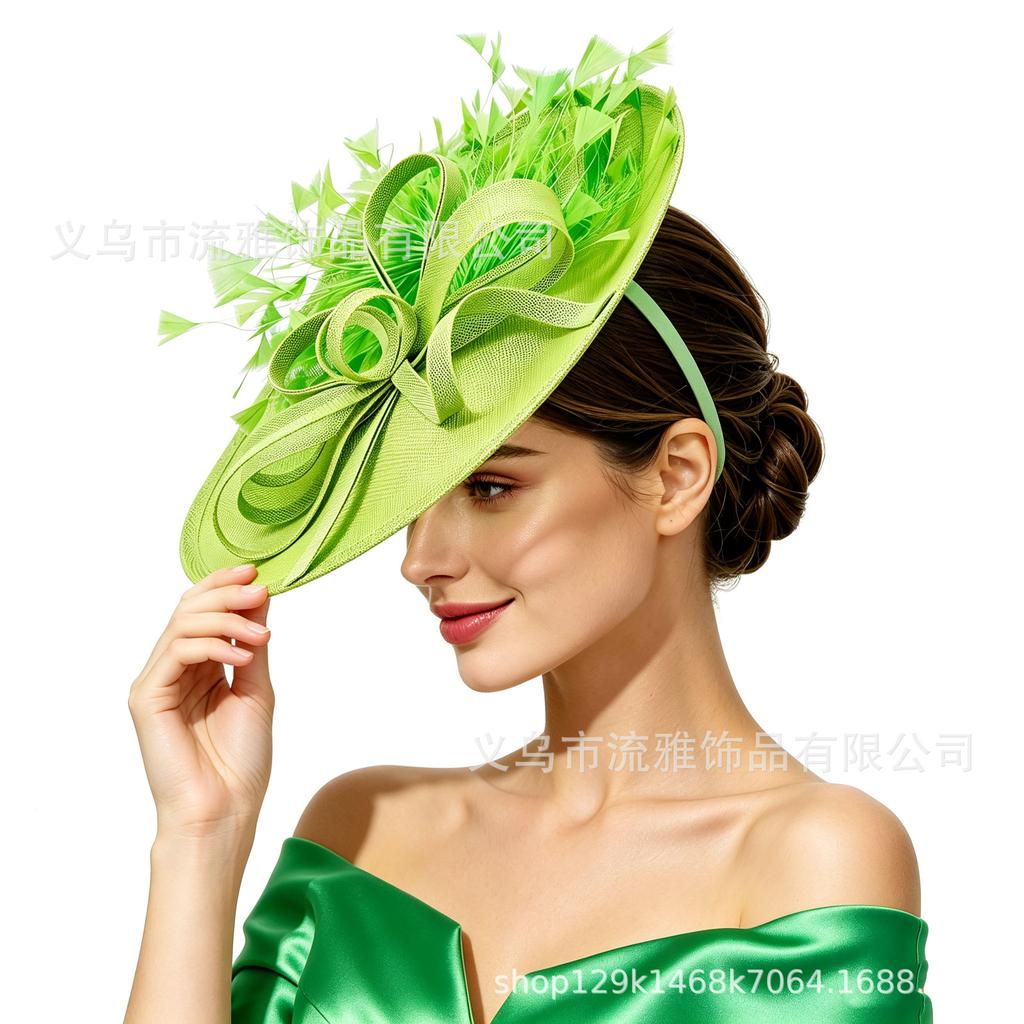 Jockey Club exaggerated top hat headgear European and American bridal wedding headgear hat performance headgear temperament socialite hat