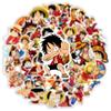 10/30/50 шт. Наклейки с Луффи из аниме One Piece, Крутые персонажи мультфильмов, Наклейки для скейтборда, телефона, багажа, велосипеда, Декор-наклейка с граффити
