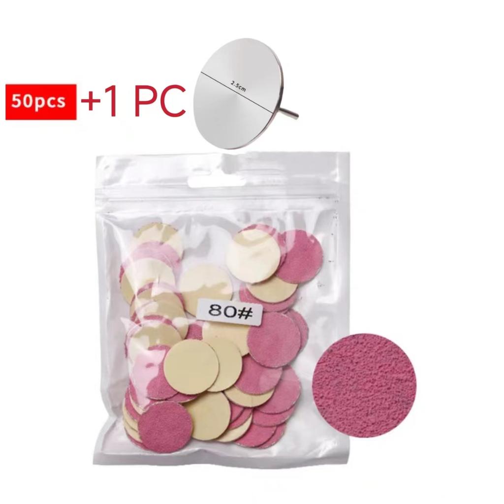 25 мм наждачная бумага для омертвевшей кожи ног, умная пилка для педикюра, гибкий шлифовальный диск, инструмент, сменные насадки, пилки для кутикулы, мозоли