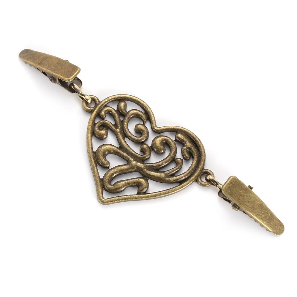 Charm Gift Winter New Shawl Brooch Duck Clip Clasps Sweater Blouse Pin Cardigan Clip