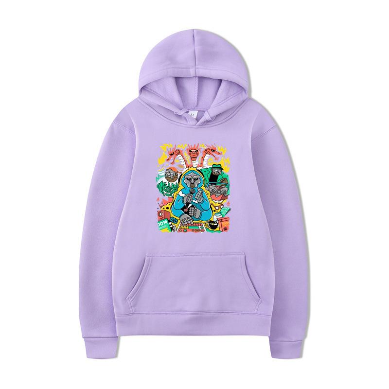 Rip Mf Doom Hoodie Men Fashion Long Sleeve Sweatshirts Hip