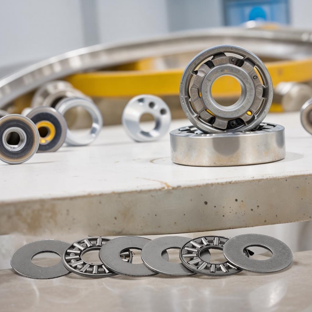 AXK1024 Упорные игольчатые роликовые подшипники и шайбы для больших нагрузок 10x24 мм