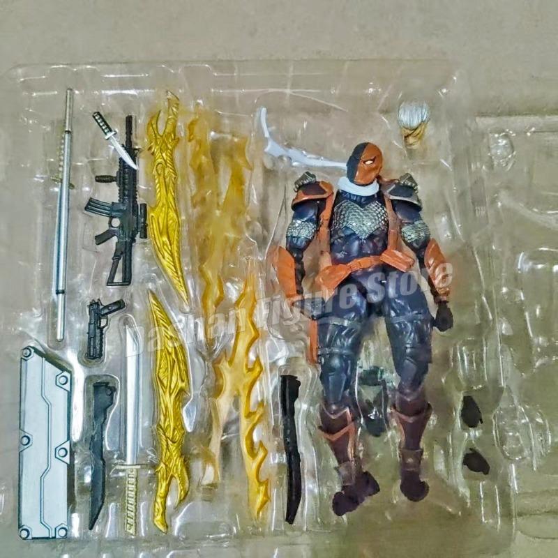 Revoltech Дэдстроук Слэйд Джозеф Уилсон Фигурка Действия Kaiyodo Amazing Yamaguchi Фигурки Терминатора ПВХ Коллекционная Модель Игрушки