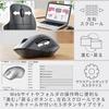 Elecom Mouse Wireless Mouse SHELLPHA Wireless 2.4GHz Quiet Antibacterial 5 Buttons + Tilt Wheel Black M-SH30DBBSKBK