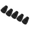 5pcs Walking Cane Tip Flat Rubber Wear Resistance Replacement Crutches Accessories for Grass Loose