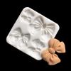 Creative Design Bow-kont Silicone Decorate Molds Lovely Bakery Utensils Suitable Home Kitchen Chocolate Baking Mold Accessories