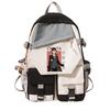 Японский Мультяшный Анимационный Рюкзак Mochila Школьная Сумка для Молодежи Мальчик Девочка Анимация Сумка для Ноутбука