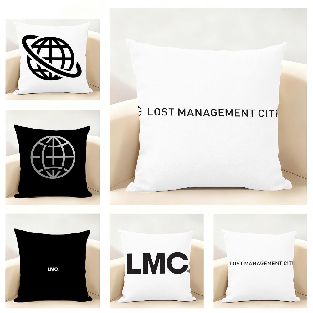 Classic Korea Brand LLMC Cushion Cover Linen Pillowcase Soft for Sofa Bed Home Room Decor