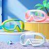 Outdoor Swim Goggles Large Frame Waterproof and for Kids Anti-Fog UV Protection Swimming Glasses for 8-13 Years Children