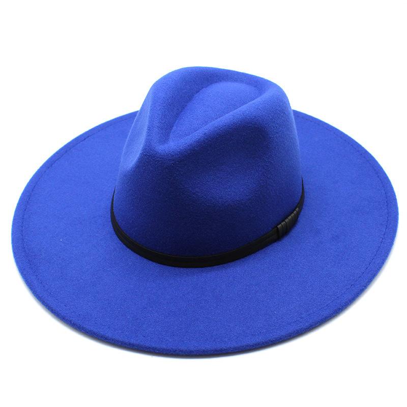 Шерстяная шляпа-цилиндр в стиле джаз с большими полями, 9,5 см, для мужчин и женщин, персиковый топ в форме сердца, черный цилиндр, фетровая шляпа