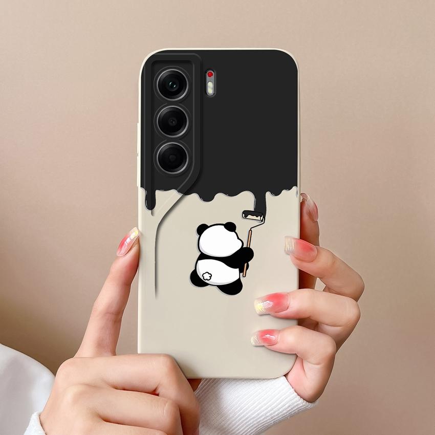 For Tecno Camon 40 Pro Spack 30 Pova 6 Neo Phone Case Pretty Starry Sky Cat Pattern Liquid Silicone Advanced Dustproof Protective Shell For Tecno Capa