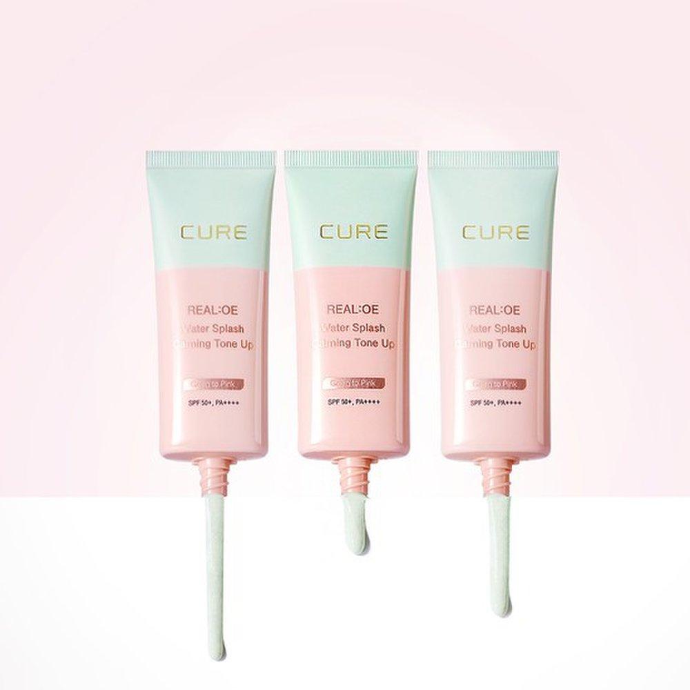CURE Realoe Water Calming Tone-Up Sun Cream 40g